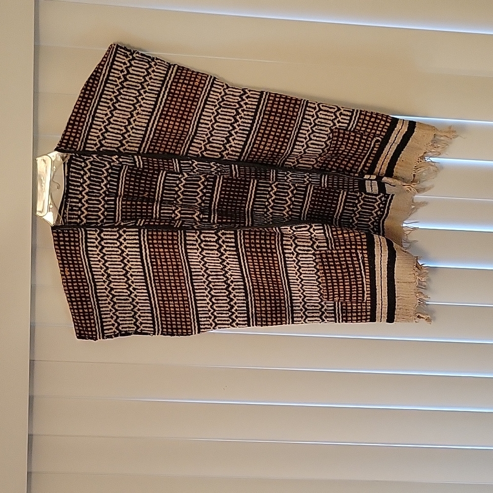 Vintage Serape Poncho Vest
